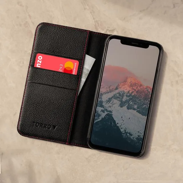 iPhone XR Leather Wallet Case (with stand function) sold by Torro product image thumbnail 4