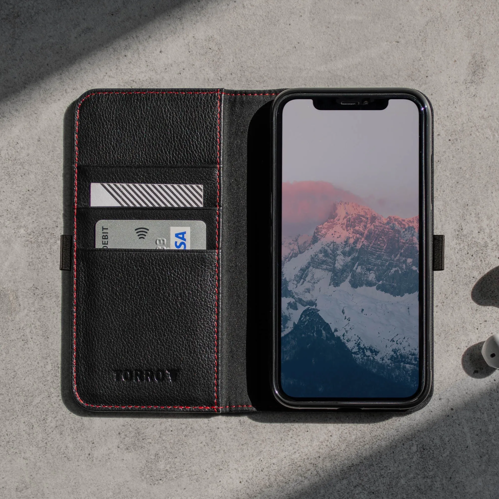 iPhone 11 Pro Max Leather Case (with stand function) sold by Torro product image thumbnail 4