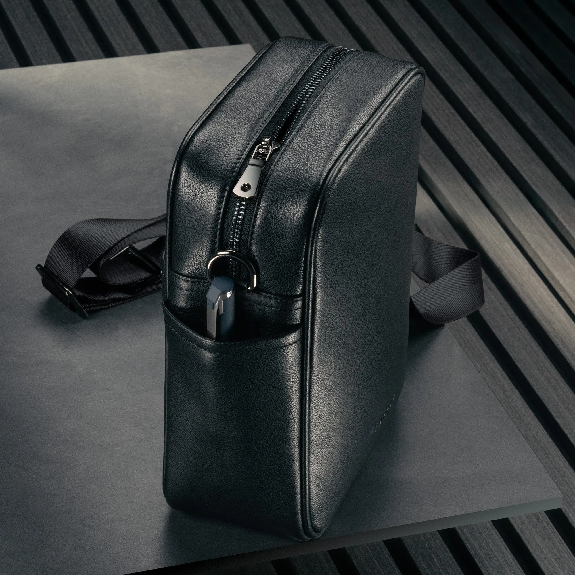 Leather Crossbody Shoulder Bag sold by Torro product image thumbnail 4