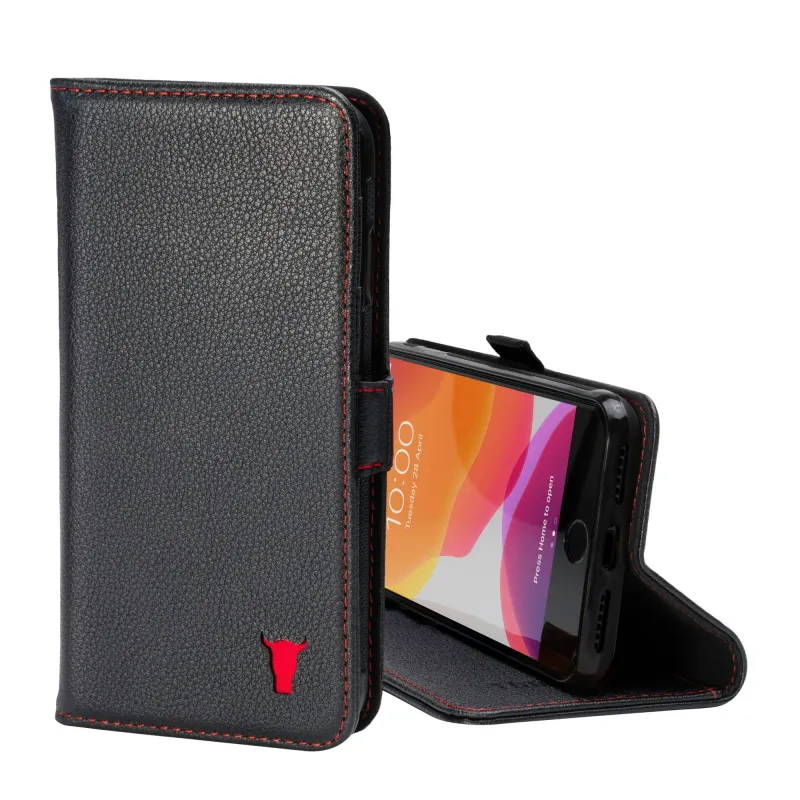 iPhone SE & iPhone 8/7 Leather Wallet Case (with stand function) sold by Torro
