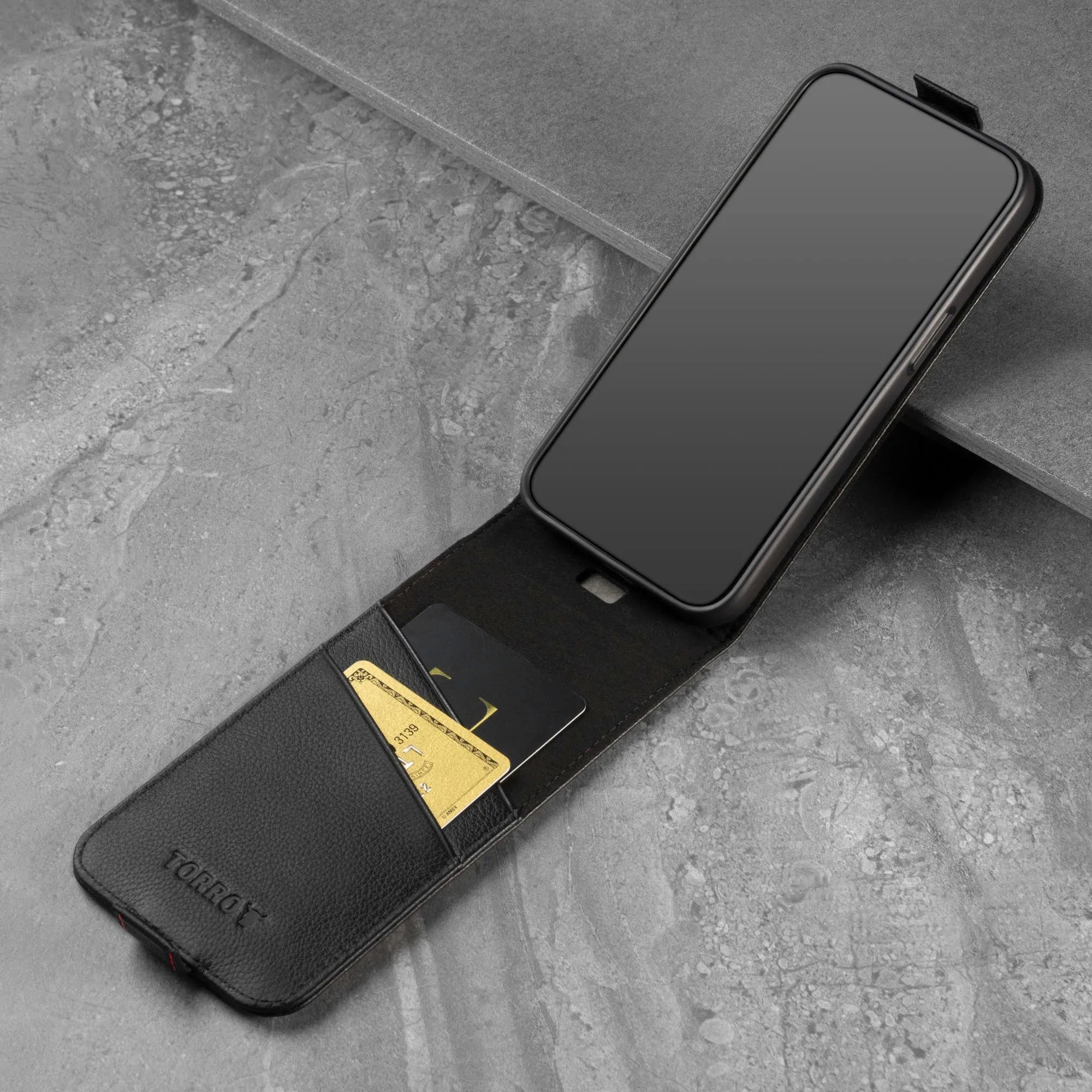 iPhone 13 Leather Flip Case (MagSafe Charging) sold by Torro product image thumbnail 3