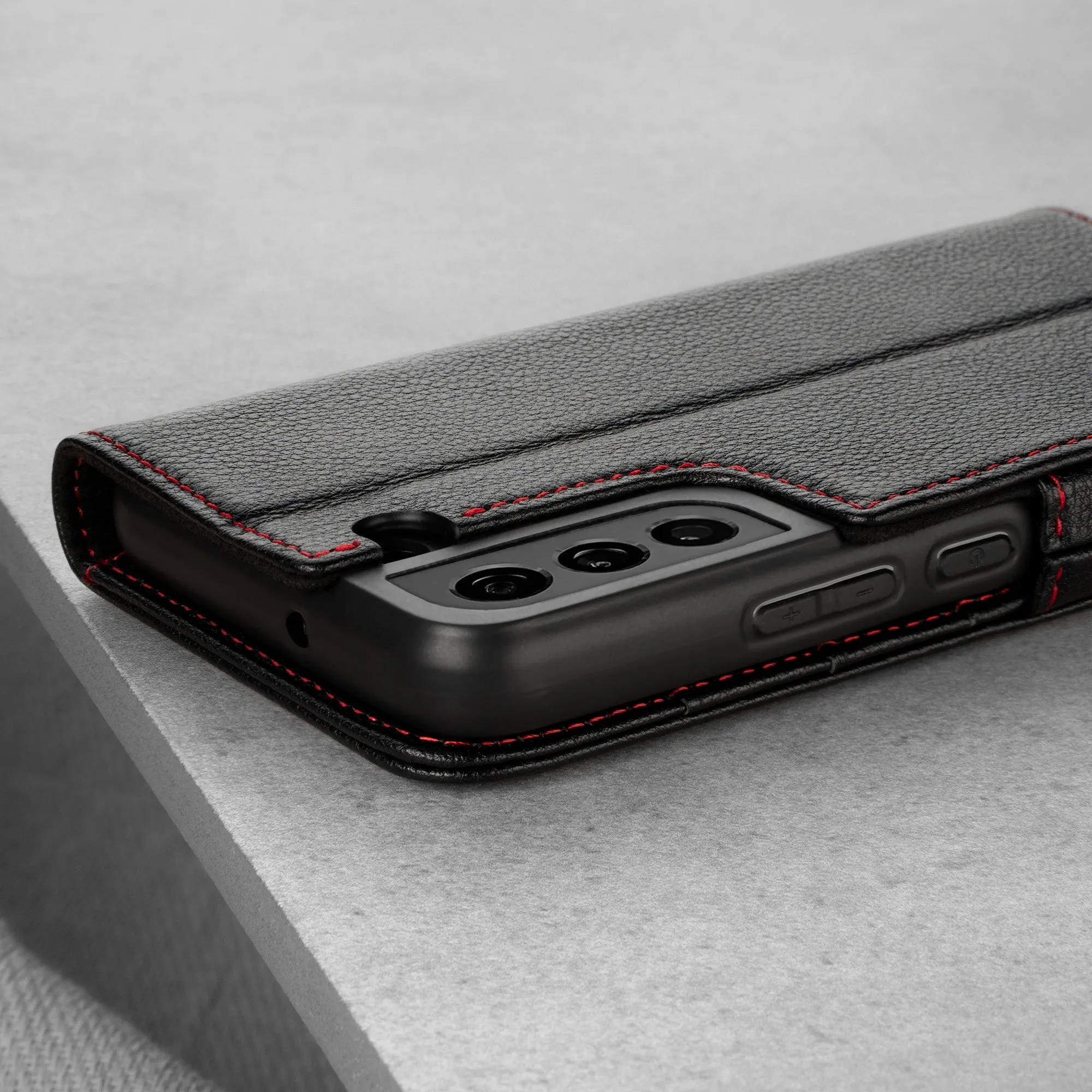 Samsung Galaxy S22 Leather Wallet Case (with stand function) sold by Torro product image thumbnail 5