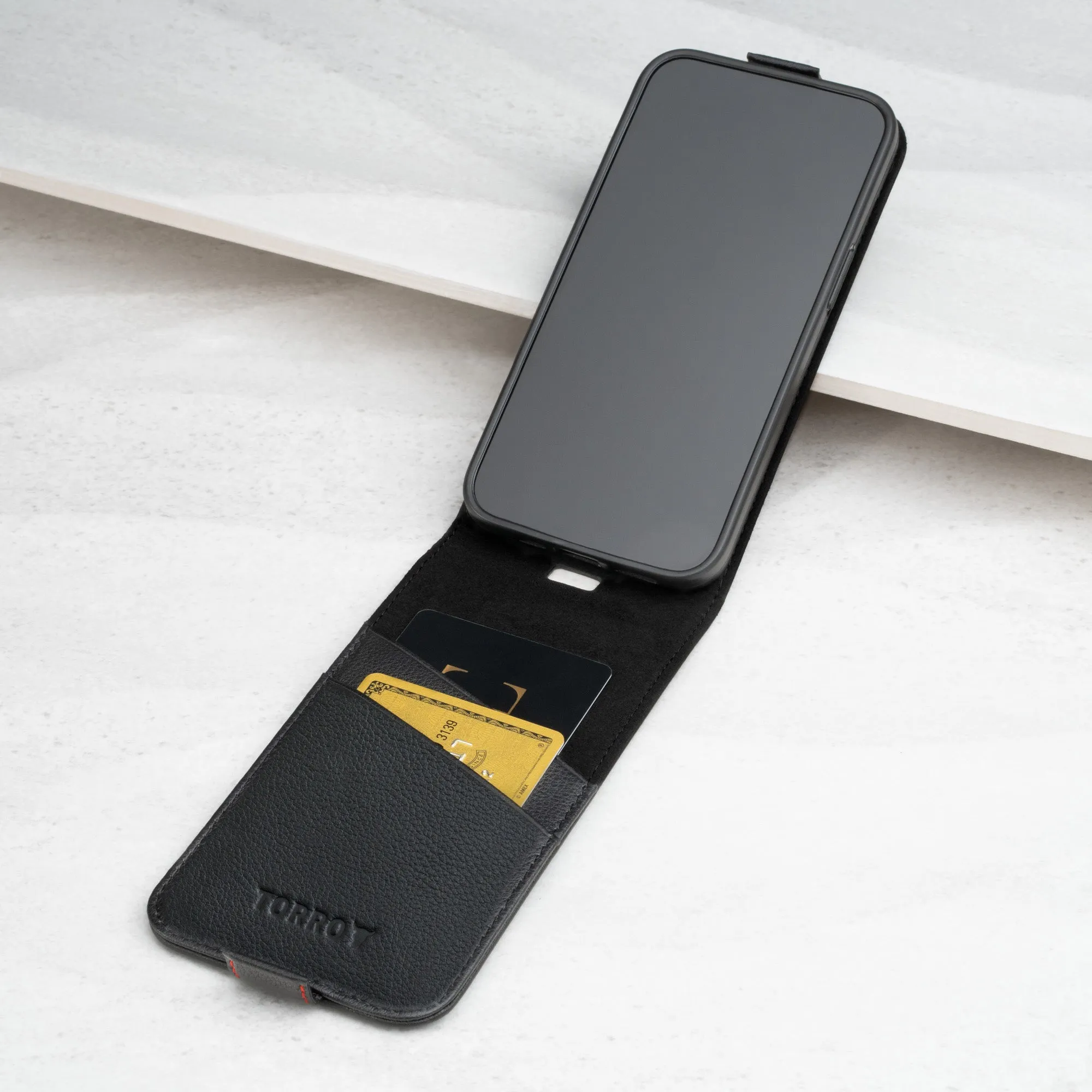 iPhone 14 Leather Flip Case (MagSafe Charging) sold by Torro product image thumbnail 3