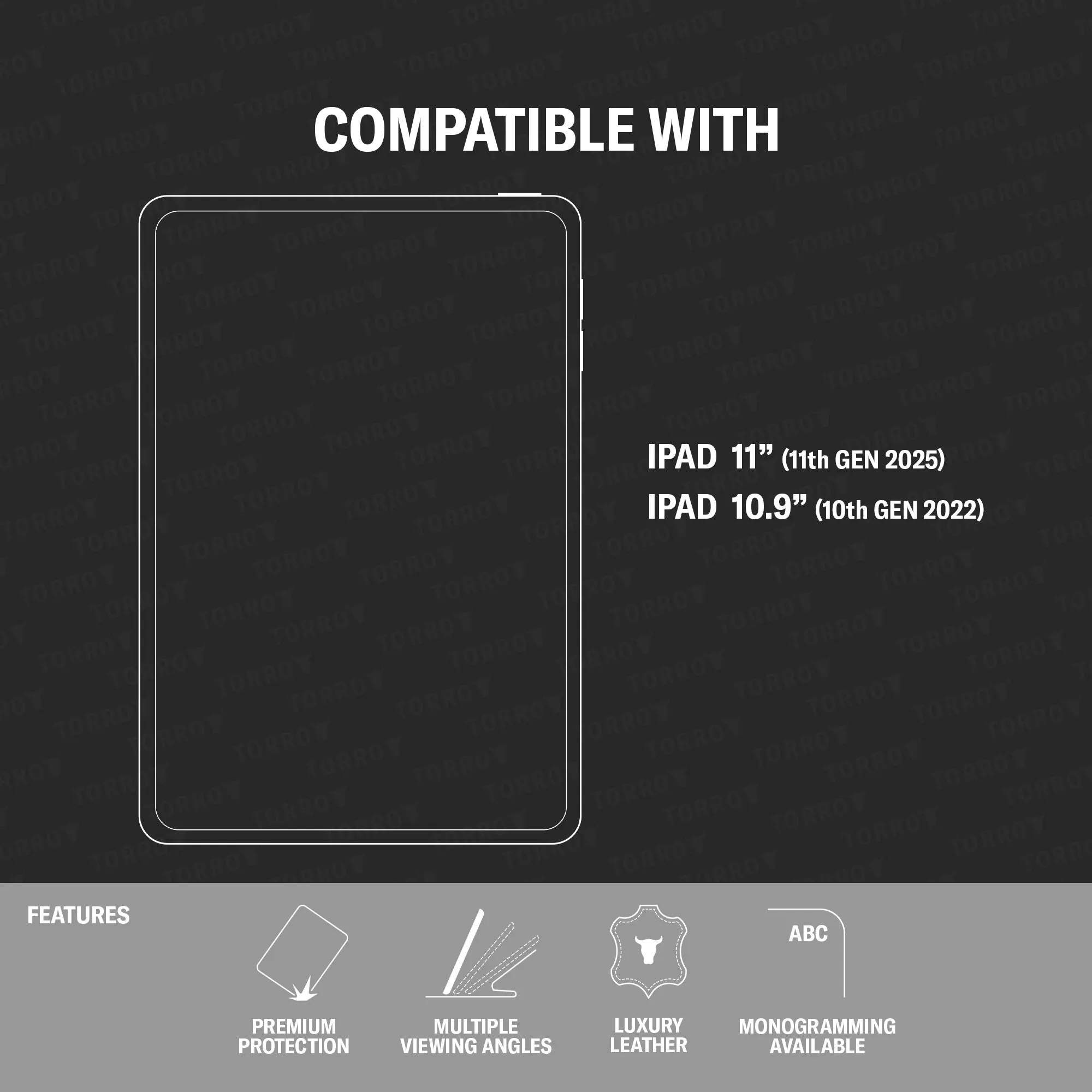 iPad Leather Case (11th / 10th Gen) sold by Torro product image thumbnail 5