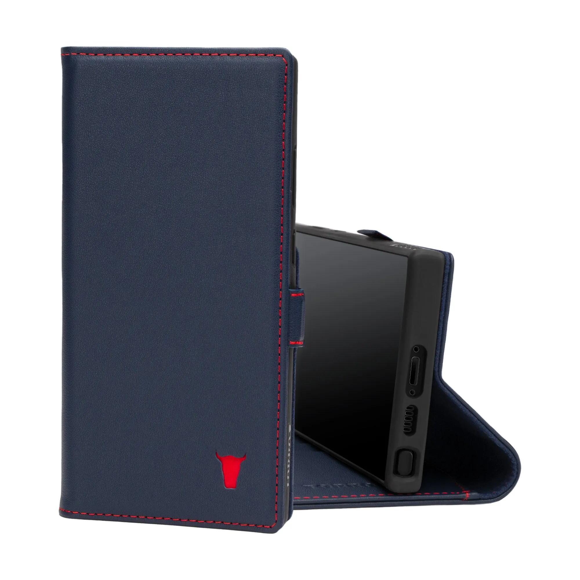 Galaxy S23 Ultra Leather Case (with stand function) sold by Torro product image thumbnail 3