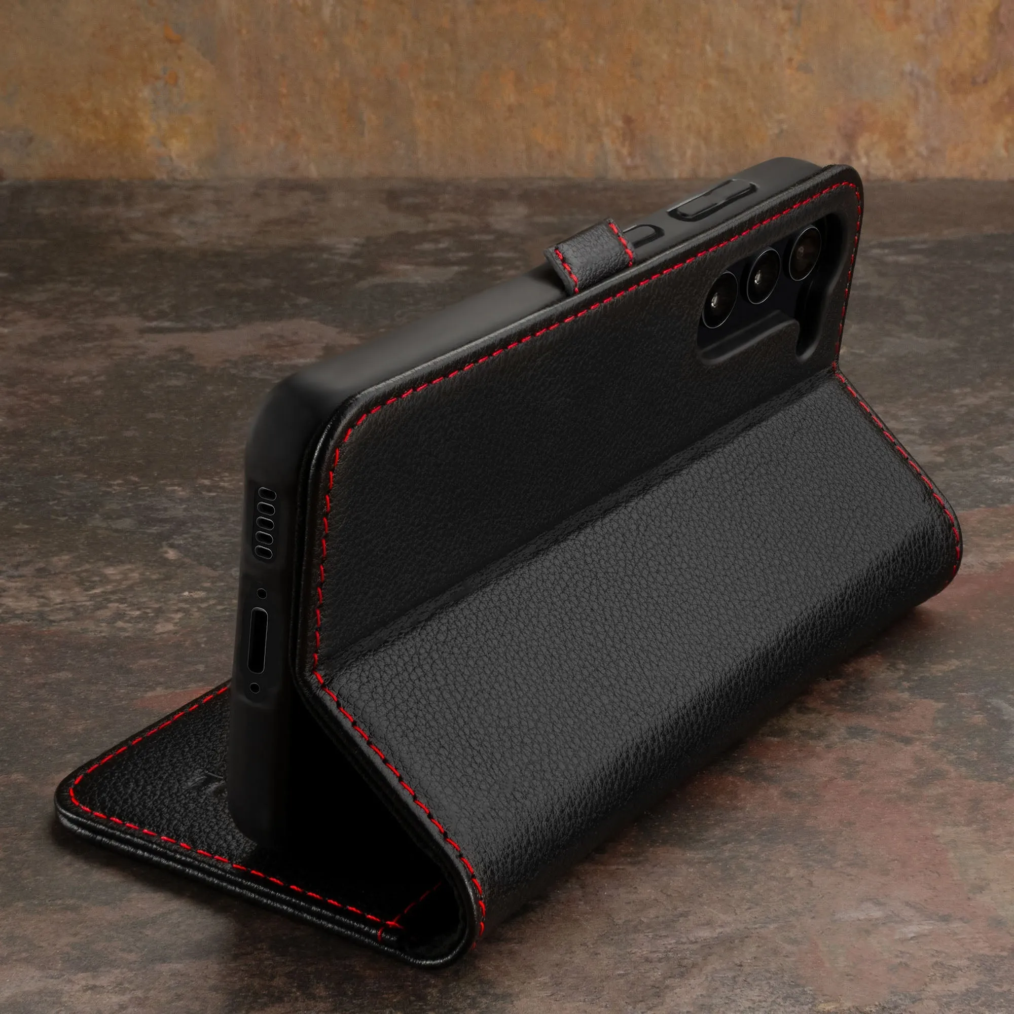 Samsung Galaxy S23 Leather Case (with Stand function) sold by Torro product image thumbnail 3