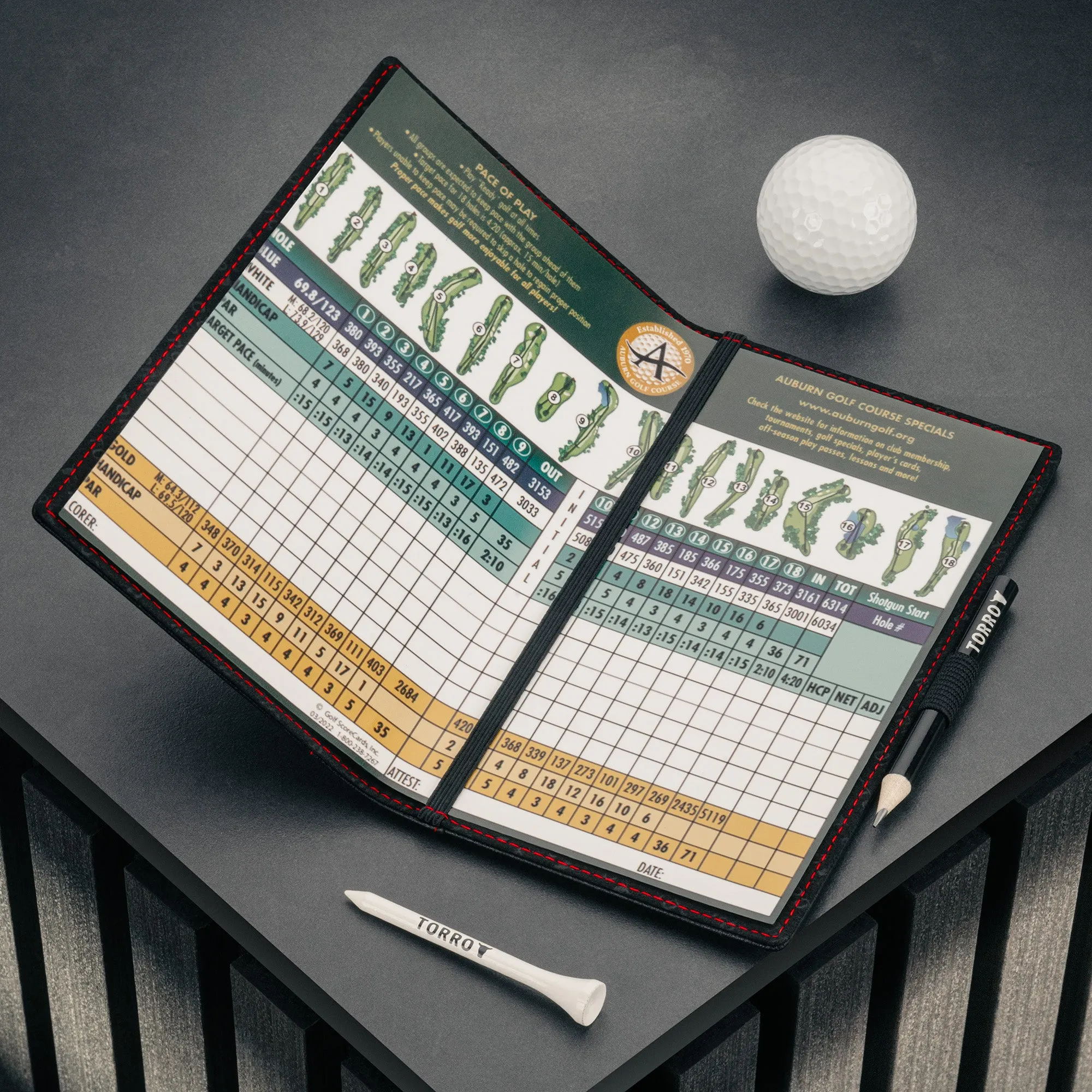Leather Golf Scorecard Holder (PRO Edition) sold by Torro product image thumbnail 3