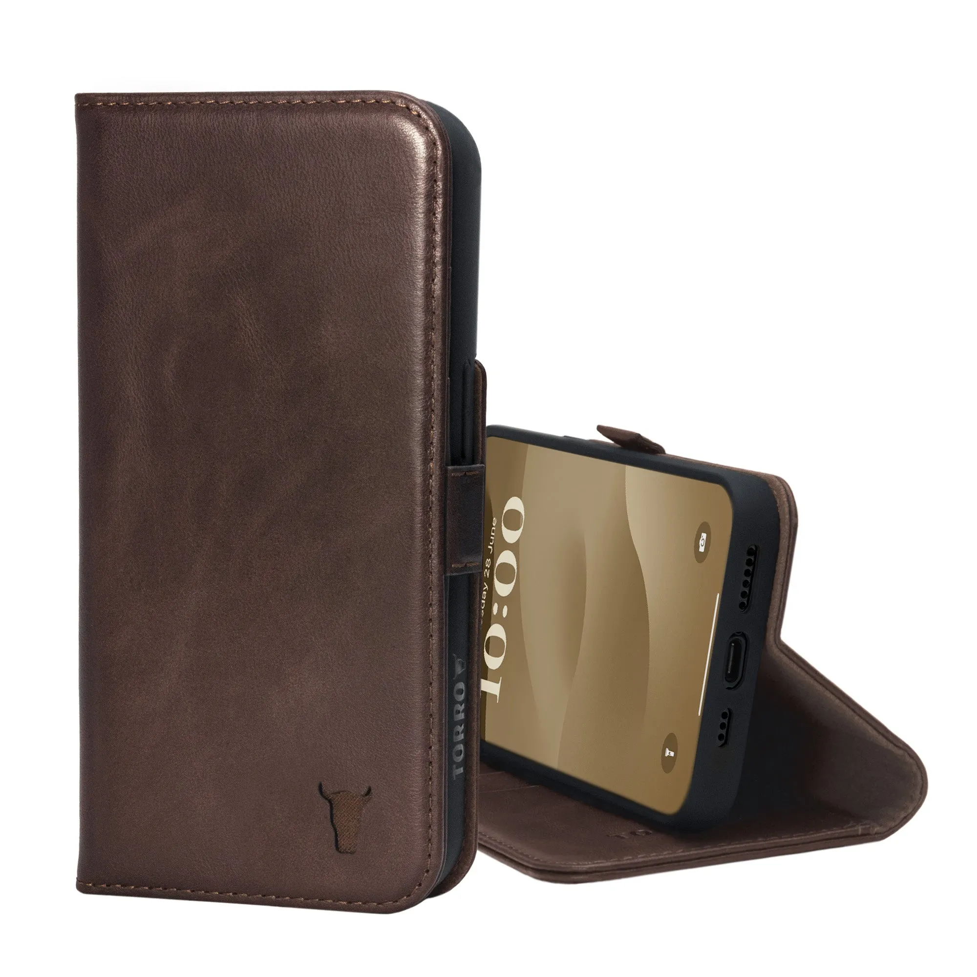 iPhone 15 Leather Wallet Case (with Stand Function) sold by Torro product image thumbnail 3