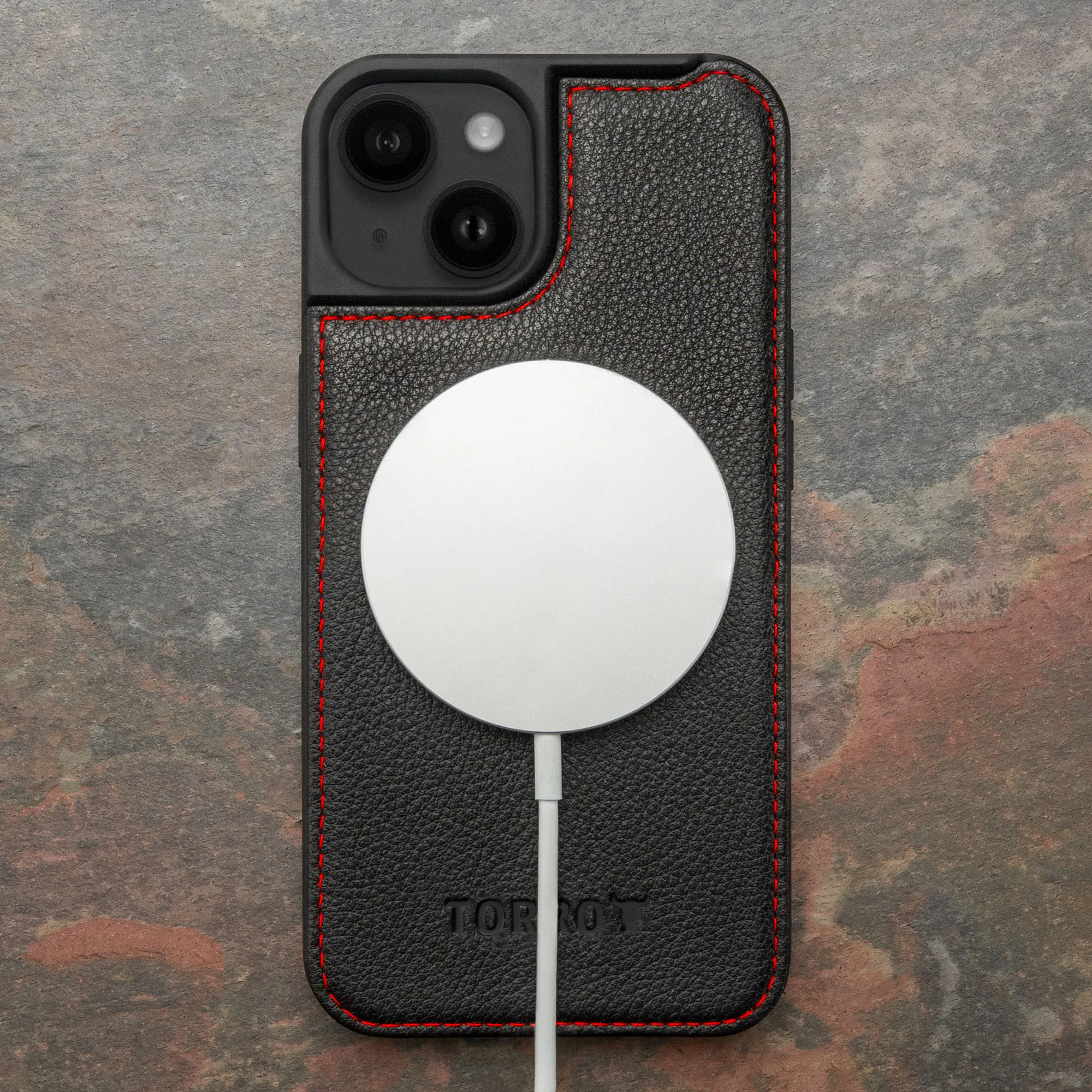 iPhone 15 Plus Leather Bumper Case (with MagSafe Charging) sold by Torro product image thumbnail 4