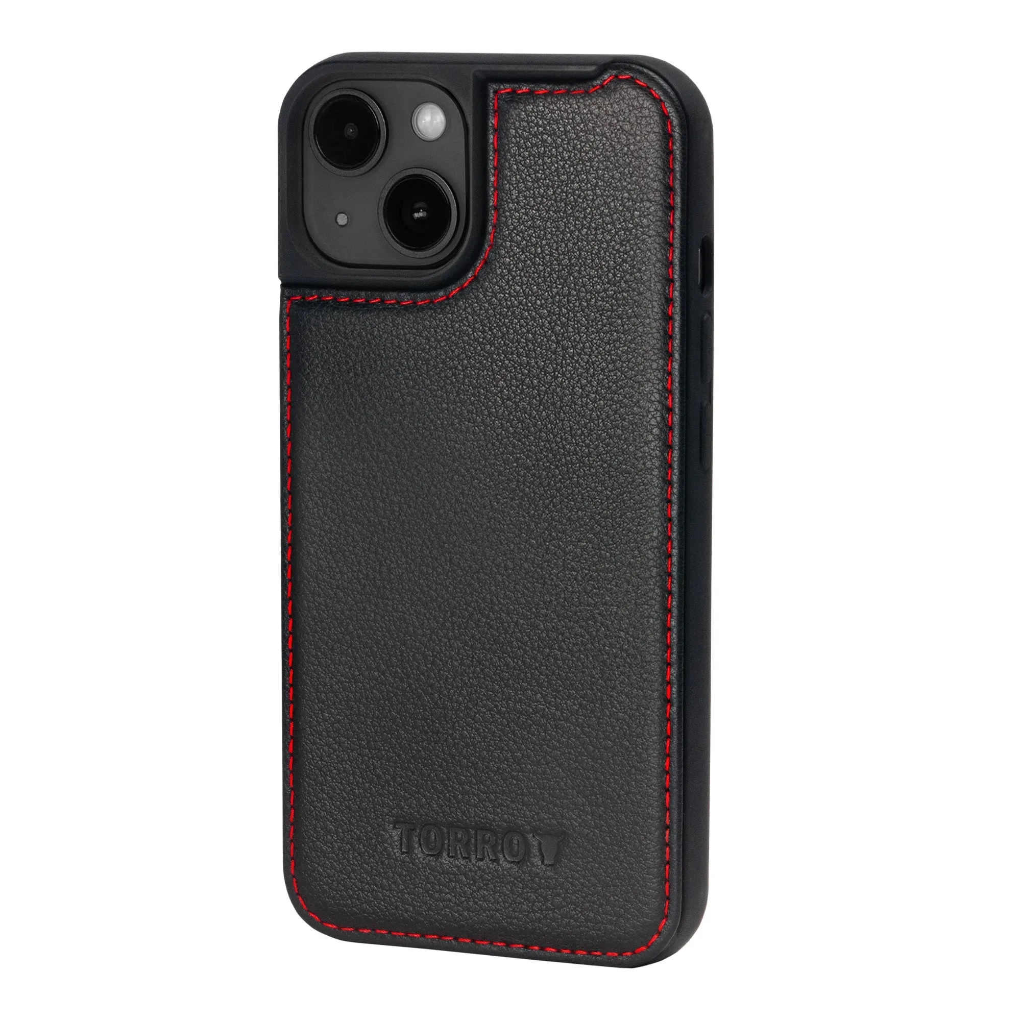 iPhone 15 Plus Leather Bumper Case (with MagSafe Charging) sold by Torro