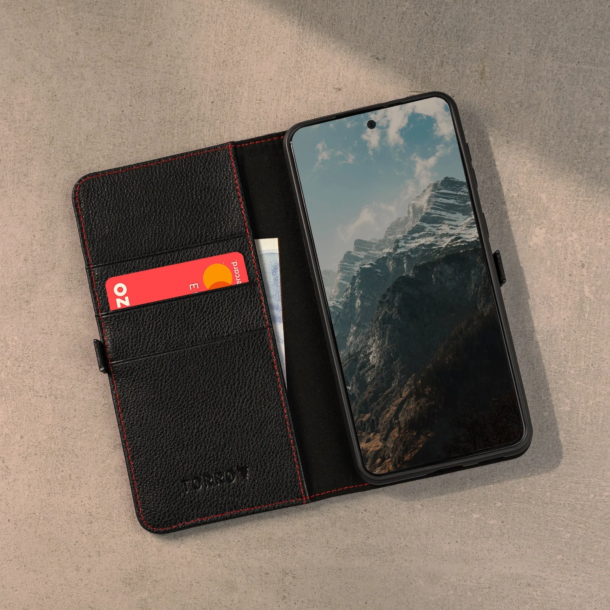 Galaxy S21 Ultra 5G Leather Case (with stand function) sold by Torro product image thumbnail 4