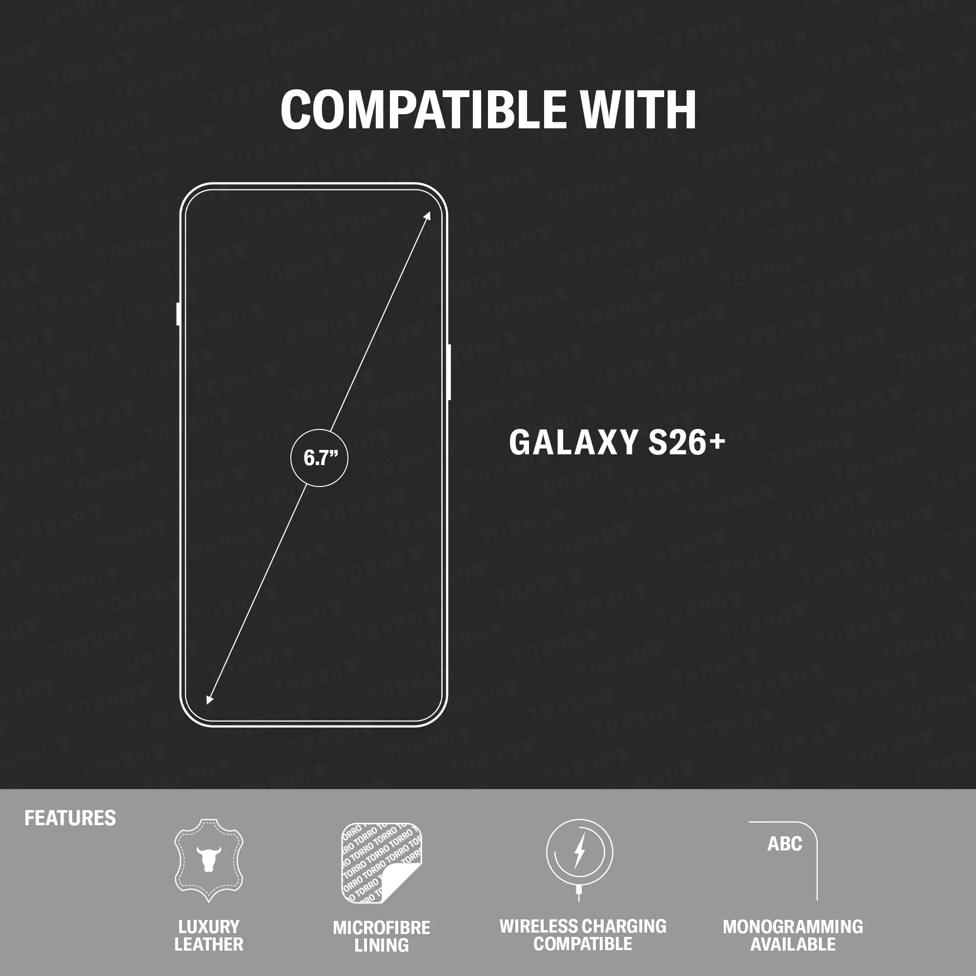 Galaxy S26+ Leather Bumper Case sold by Torro product image thumbnail 2