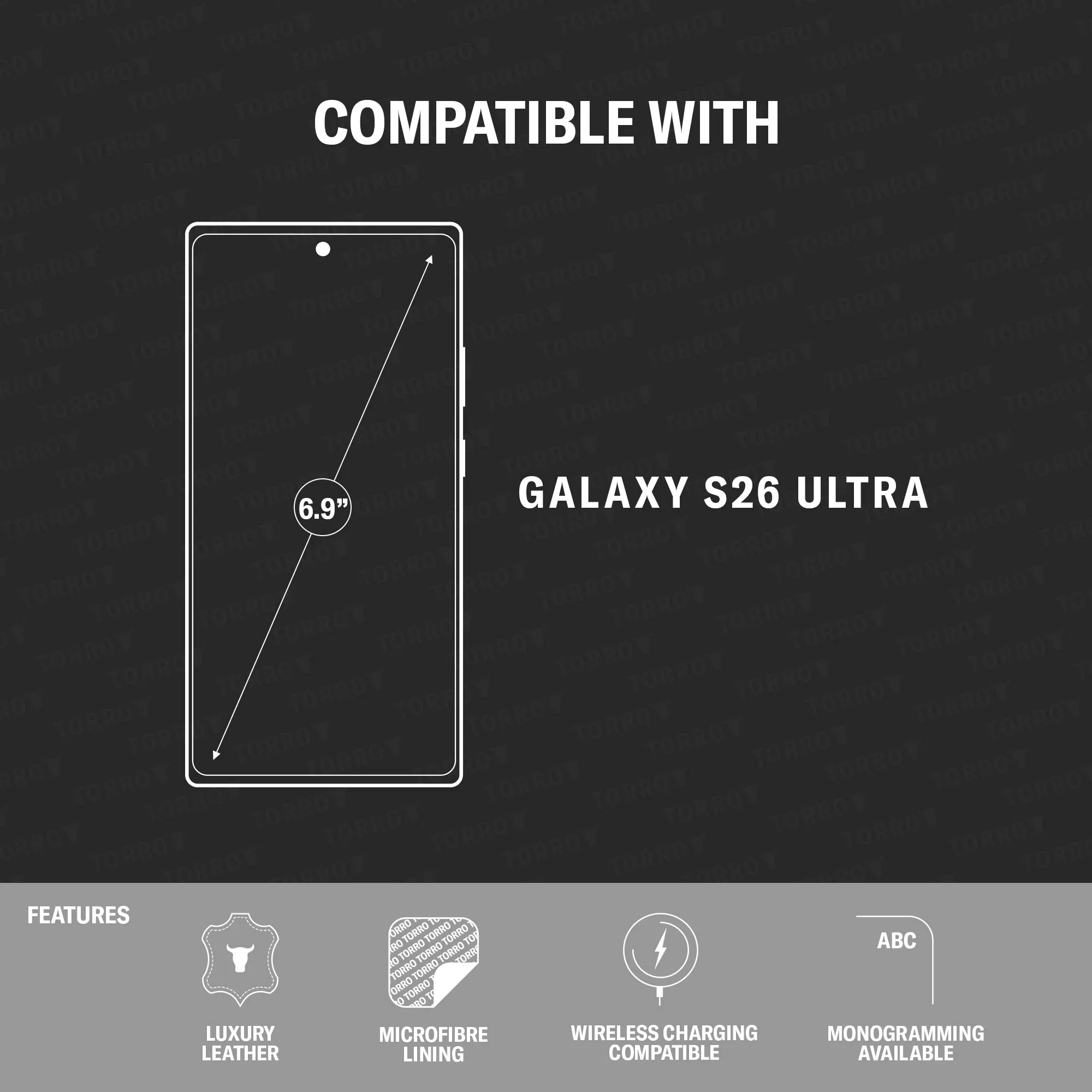 Galaxy S26 Ultra Leather Bumper Case sold by Torro product image thumbnail 4