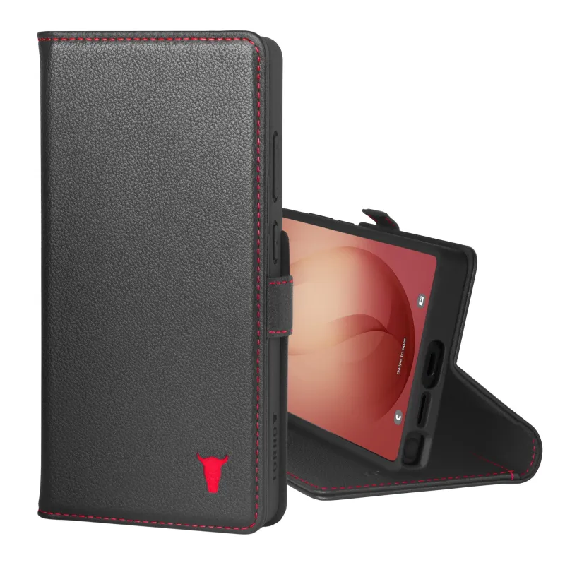 Galaxy S26 Ultra Leather Case (with Stand Function) made by Torro