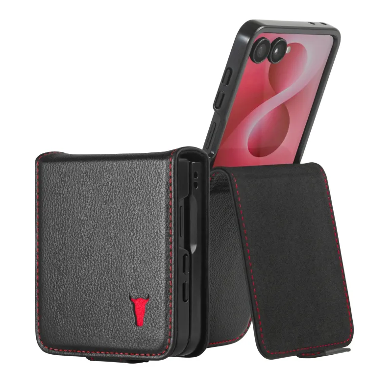 Samsung Galaxy Z Flip8 Leather Case made by Torro