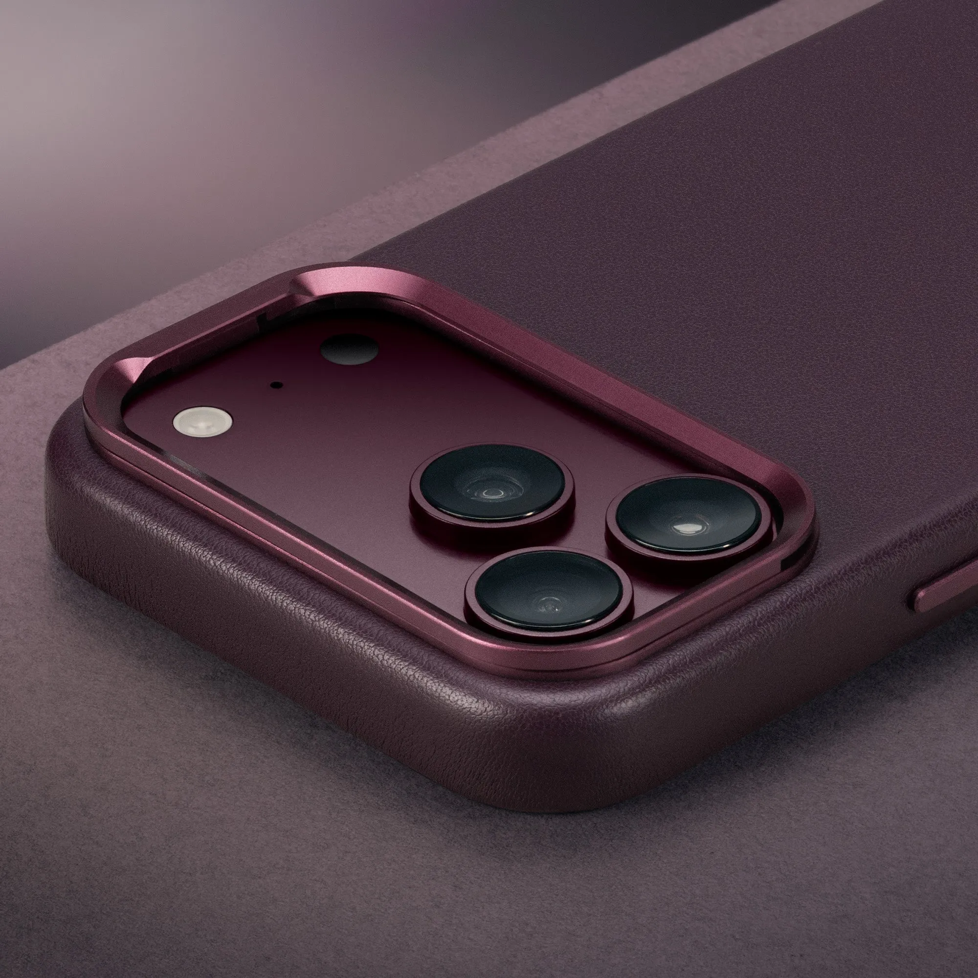iPhone 18 Pro Max / 17 Pro Max Leather Bumper Case (with Camera Stand) sold by Torro product image thumbnail 4