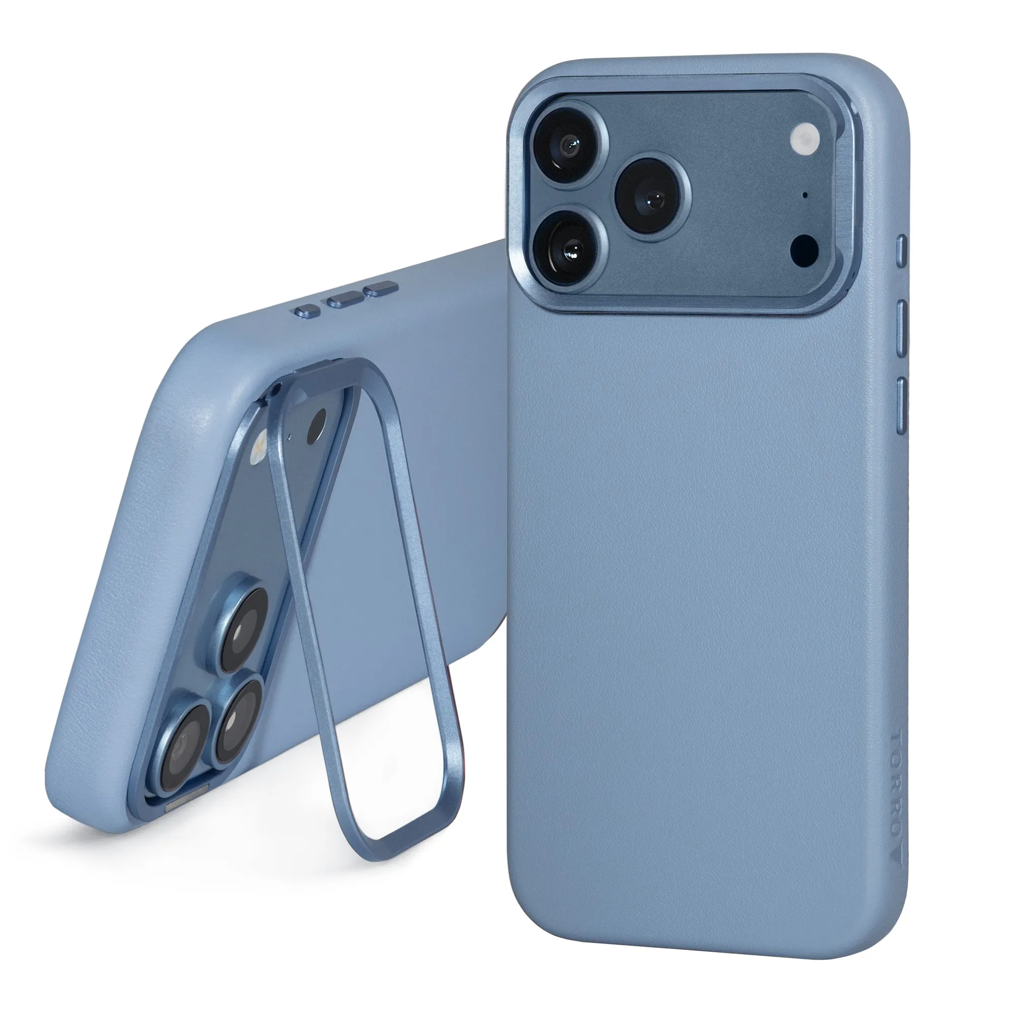 iPhone 18 Pro Max / 17 Pro Max Leather Bumper Case (with Camera Stand) sold by Torro product image thumbnail 2
