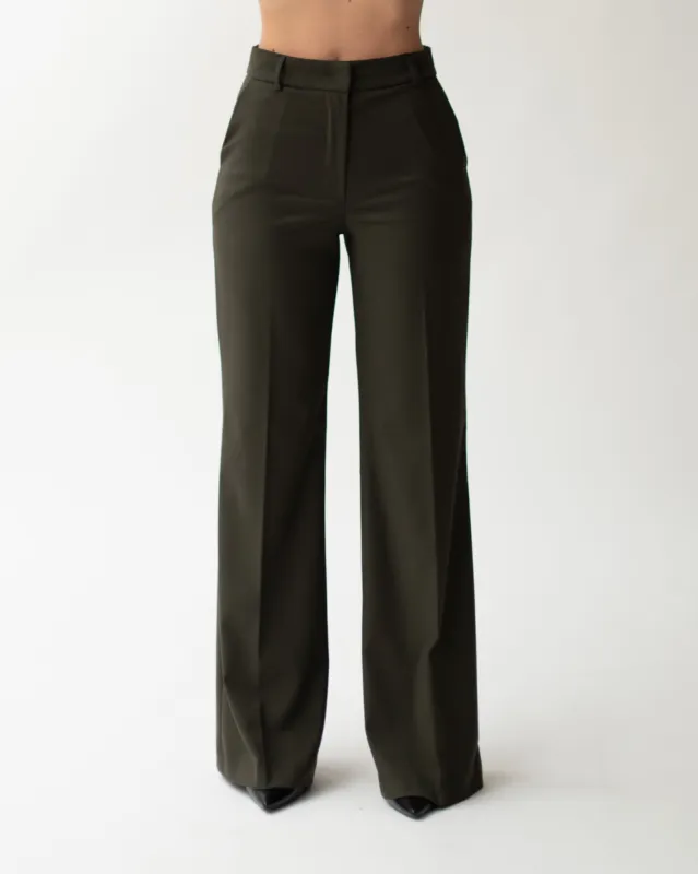 【DISCERNMENT】Light shirring banding pants Amomento Shirring Banding Pants in Black | Parallel