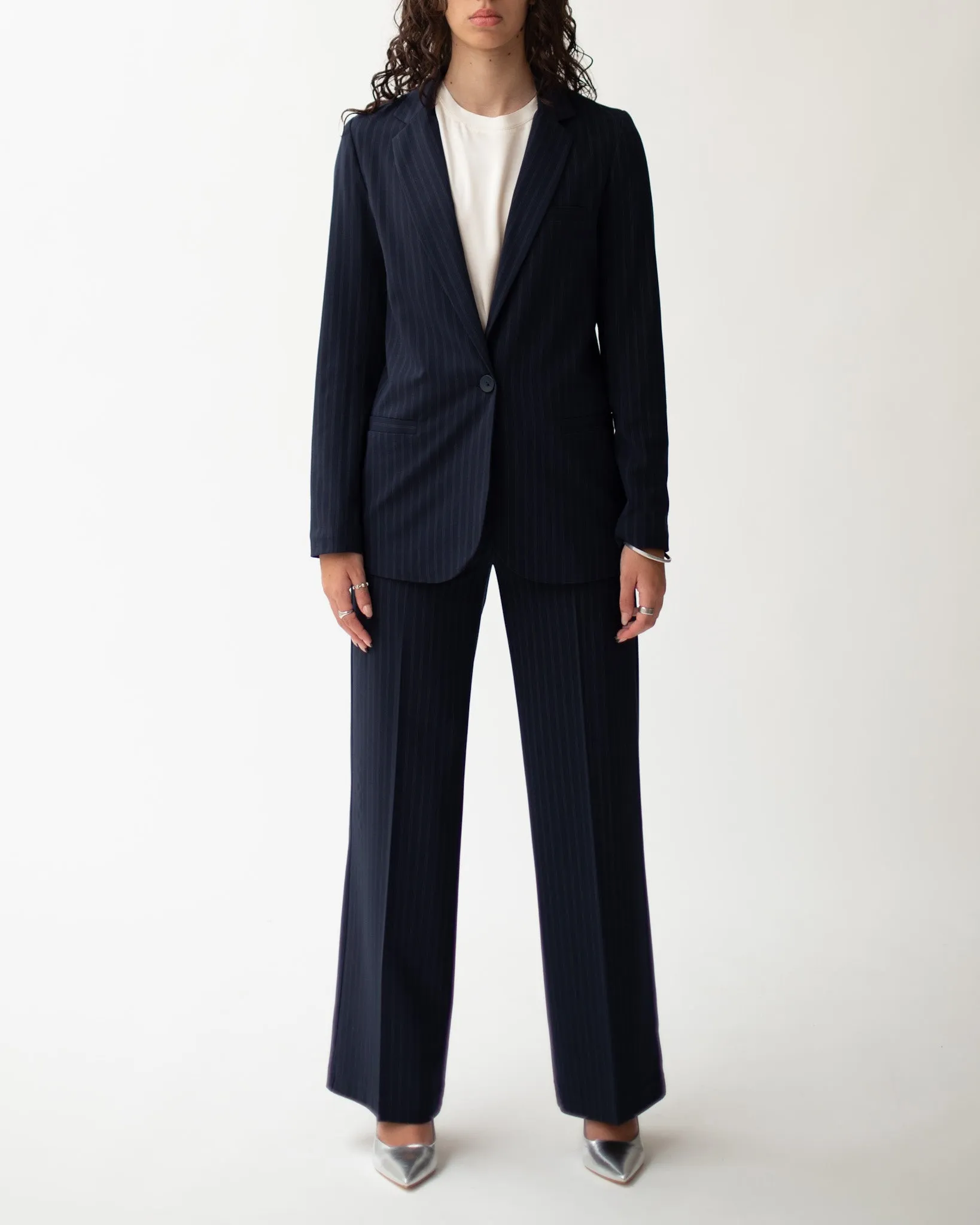 Giacca monopetto in fresco lana gessata - Isernia sold by Hope Fashion product image thumbnail 5