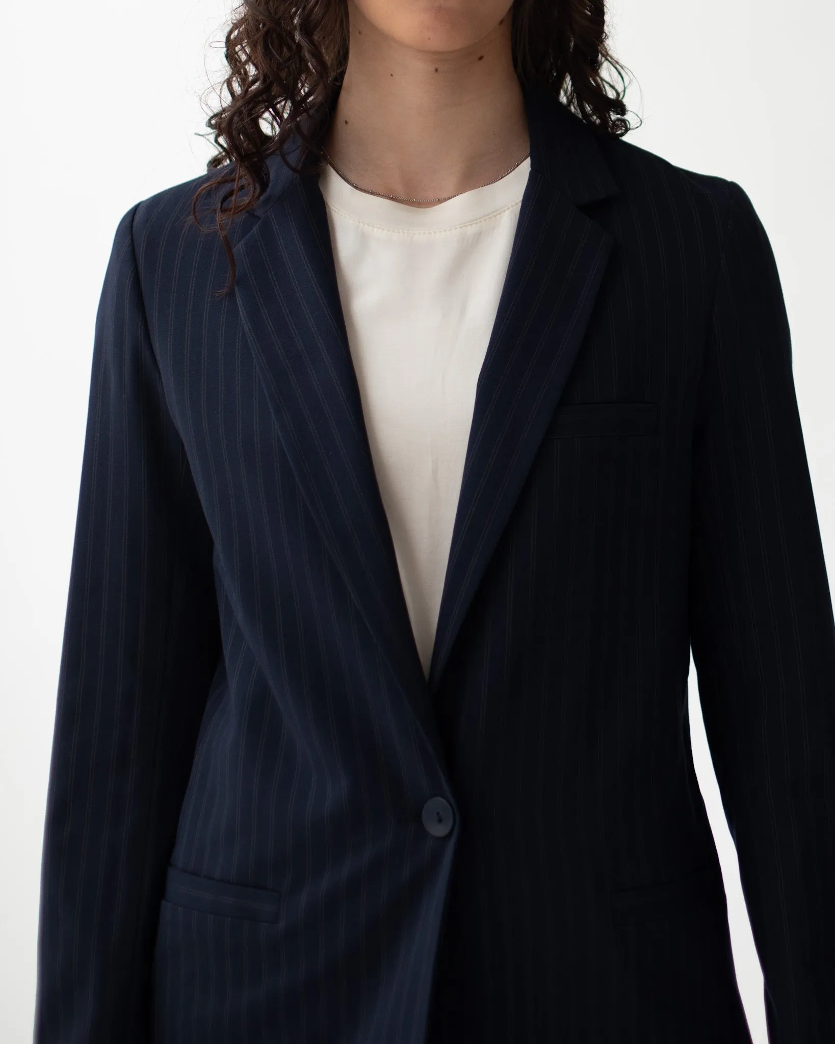 Giacca monopetto in fresco lana gessata - Isernia sold by Hope Fashion product image thumbnail 2