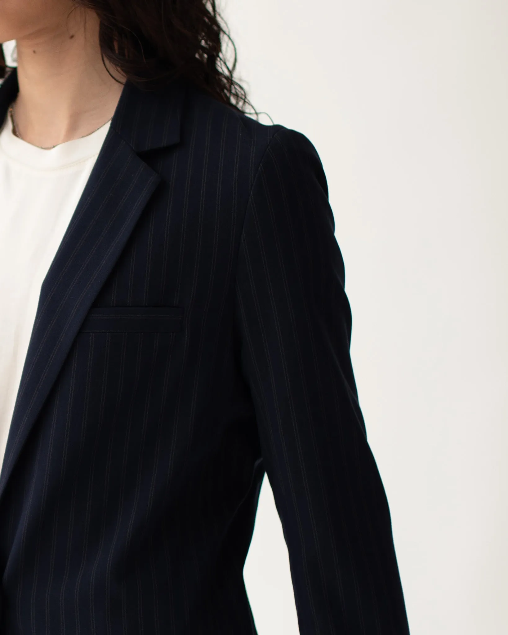 Giacca monopetto in fresco lana gessata - Isernia sold by Hope Fashion product image thumbnail 3