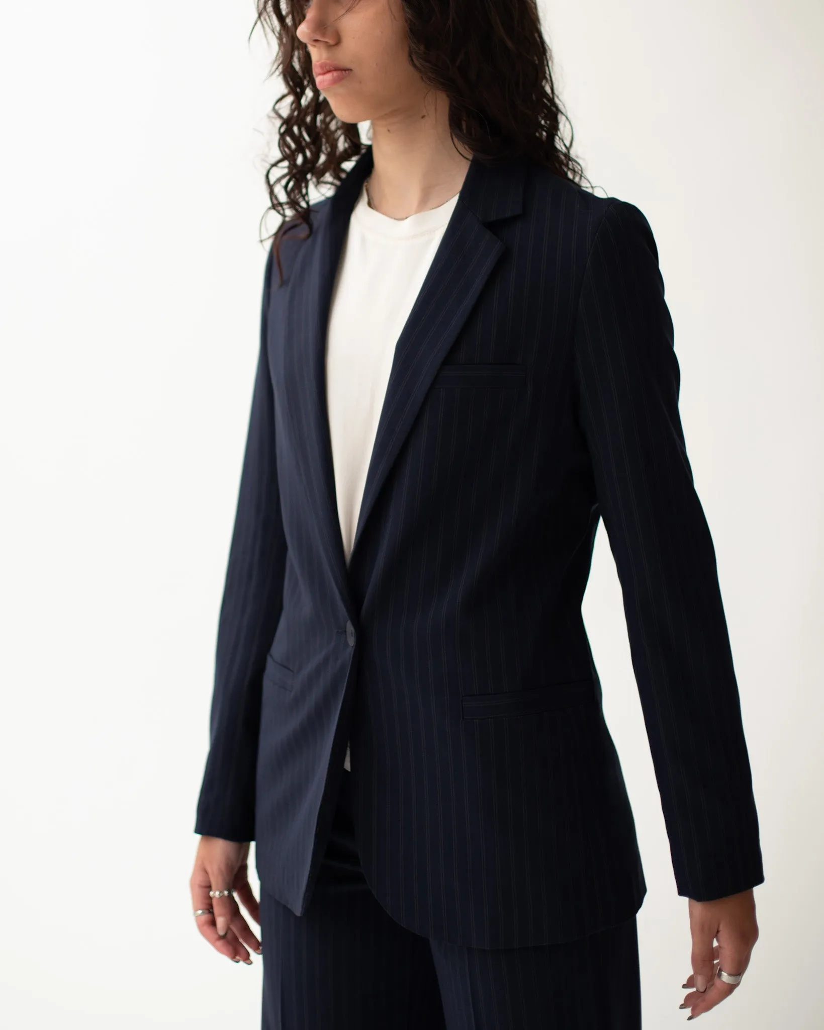 Giacca monopetto in fresco lana gessata - Isernia sold by Hope Fashion product image thumbnail 4