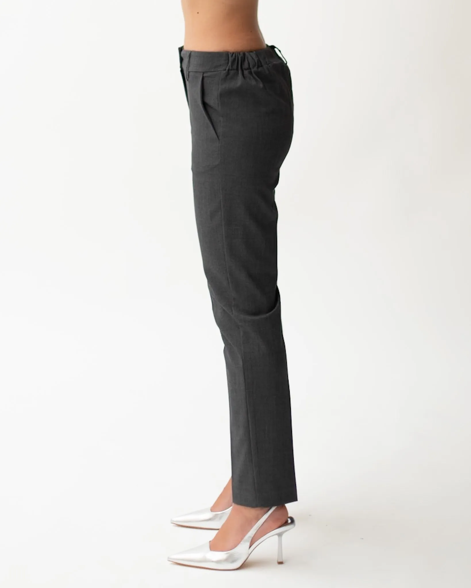 Pantaloni slim fit in fresco lana - Aremogna sold by Hope Fashion product image thumbnail 2
