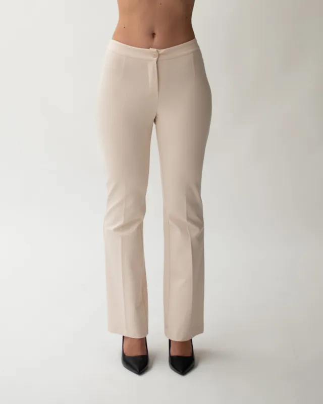 Pantaloni a zampa in punto stoffa - Obregon sold by Hope Fashion