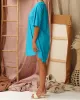 Abito stondato al fondo con manica 3/4 - Margherita sold by Hope Fashion