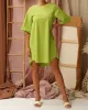 Abito stondato al fondo con manica 3/4 - Margherita sold by Hope Fashion