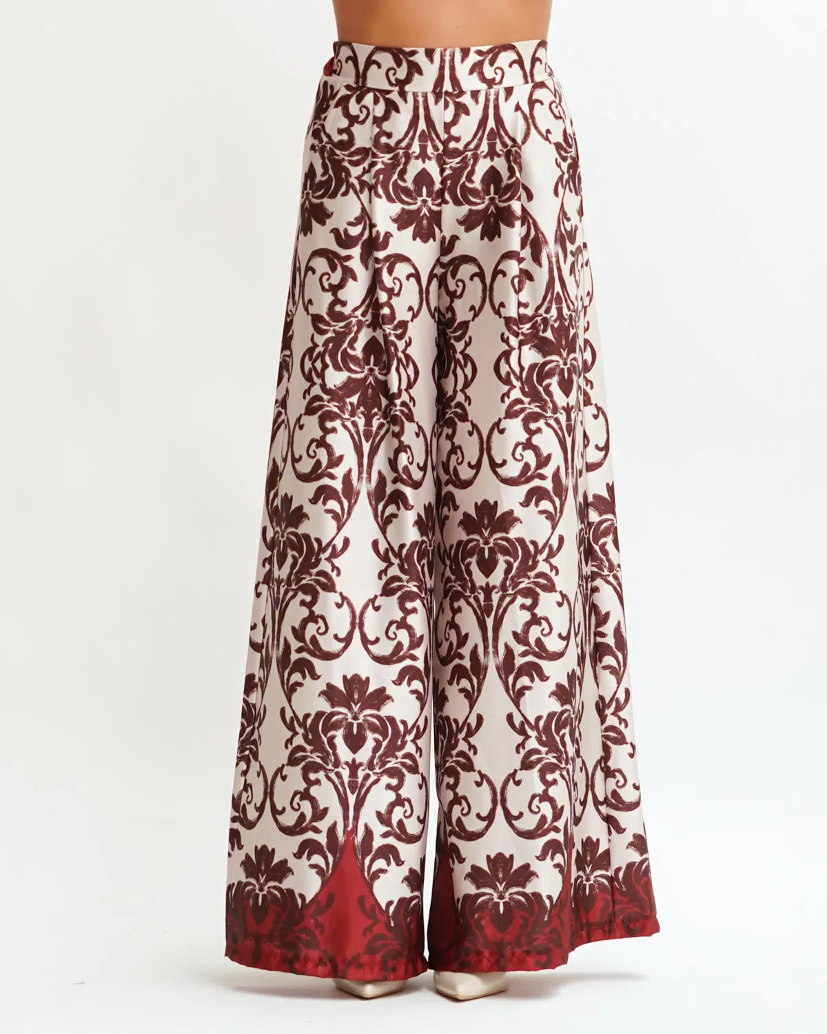 Coordinato in raso leggero fermo fantasia bicolor - Taddeo sold by Hope Fashion product image thumbnail 5