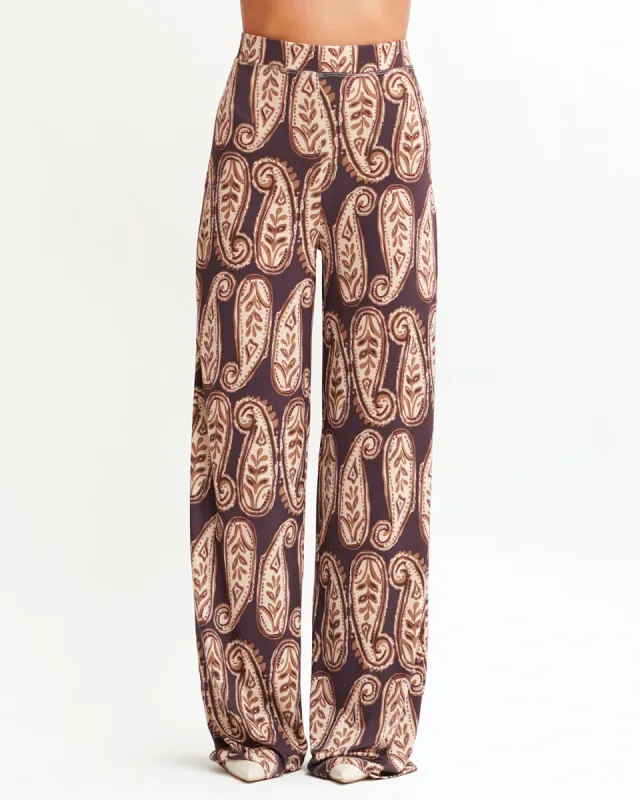 Pantaloni palazzo stampati in jersey - Canizares sold by Hope Fashion