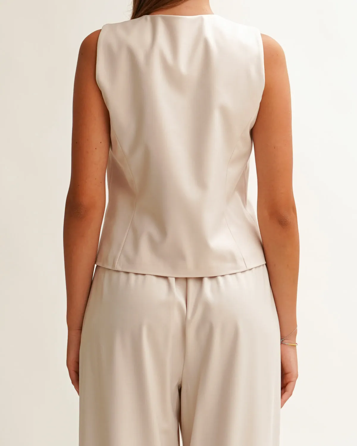 Coordinato con gilet e pantaloni in tessuto fresco lana - Silvestro sold by Hope Fashion product image thumbnail 3