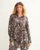 Camicia a trapezio stampato in raso manopesca - Portimao sold by Hope Fashion