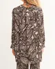 Camicia a trapezio stampato in raso manopesca - Portimao sold by Hope Fashion