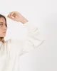Blusa collo a gronda in raso - Scricciolo sold by Hope Fashion