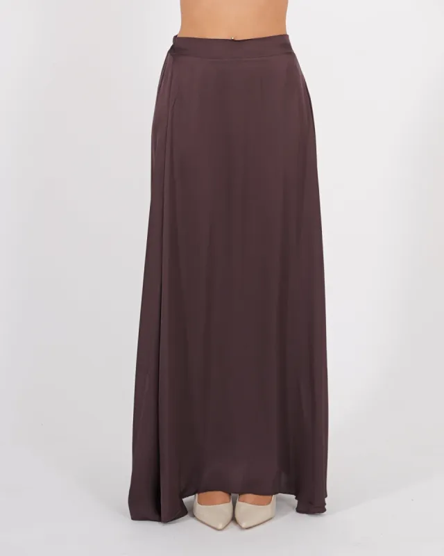 Gonna lunga in raso - Rondine sold by Hope Fashion