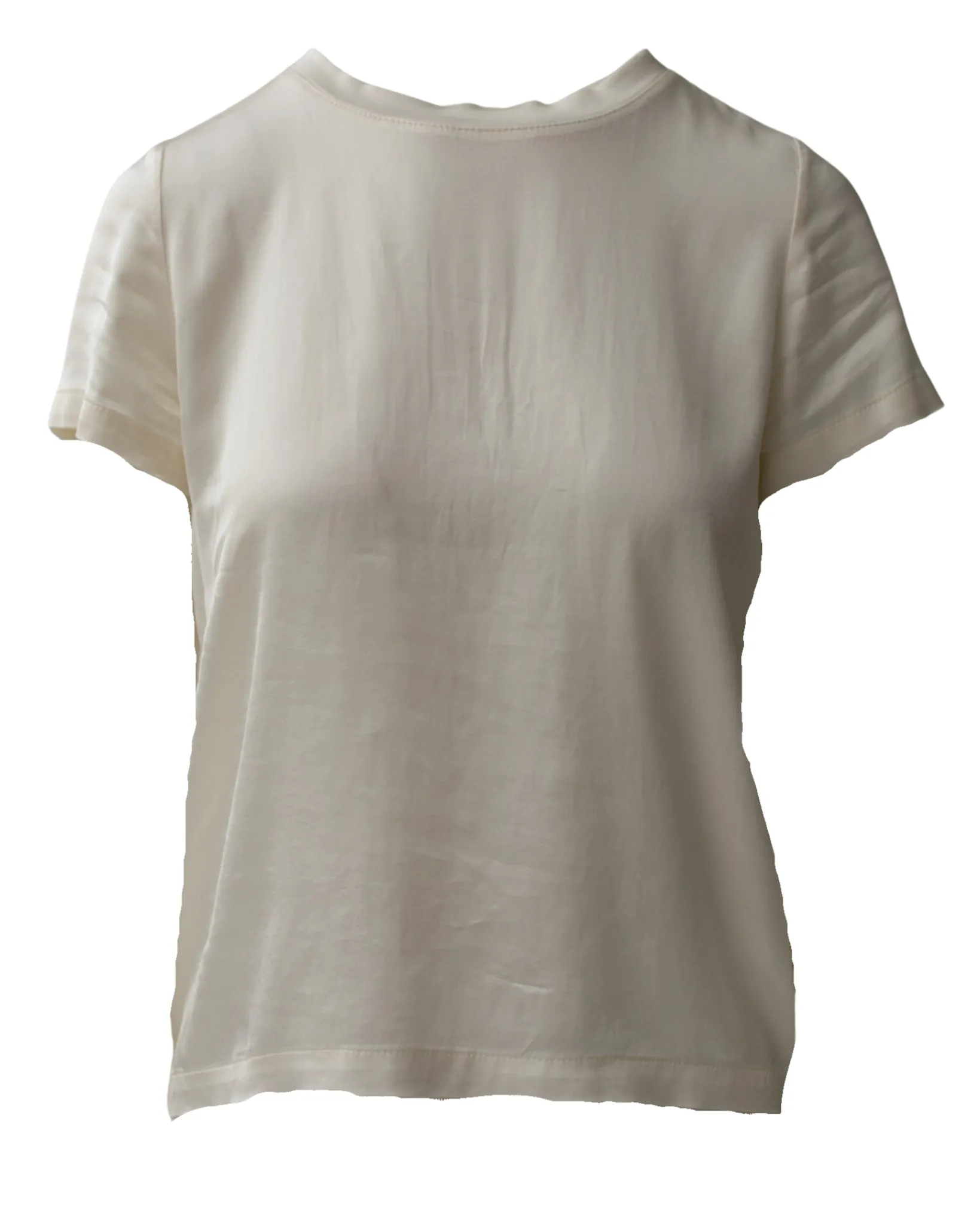 Blusa girocollo mezza manica in raso - Rewill sold by Hope Fashion