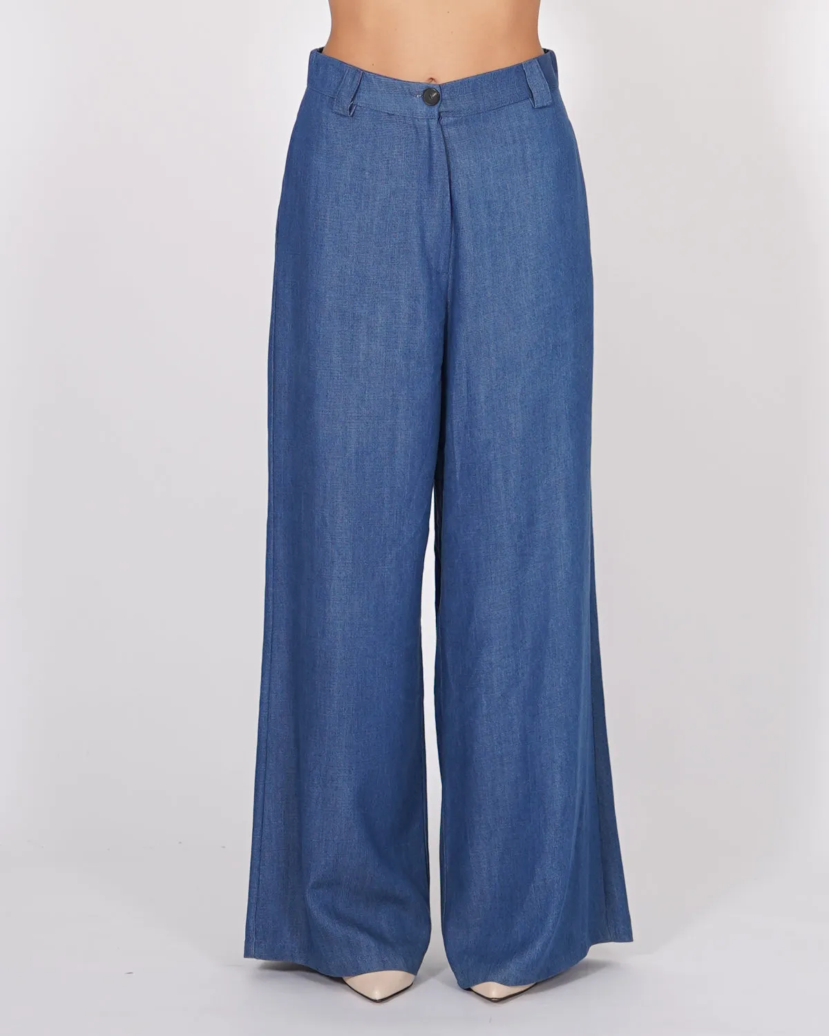 Pantaloni palazzo in tencel denim - Montresta sold by Hope Fashion product image thumbnail 3