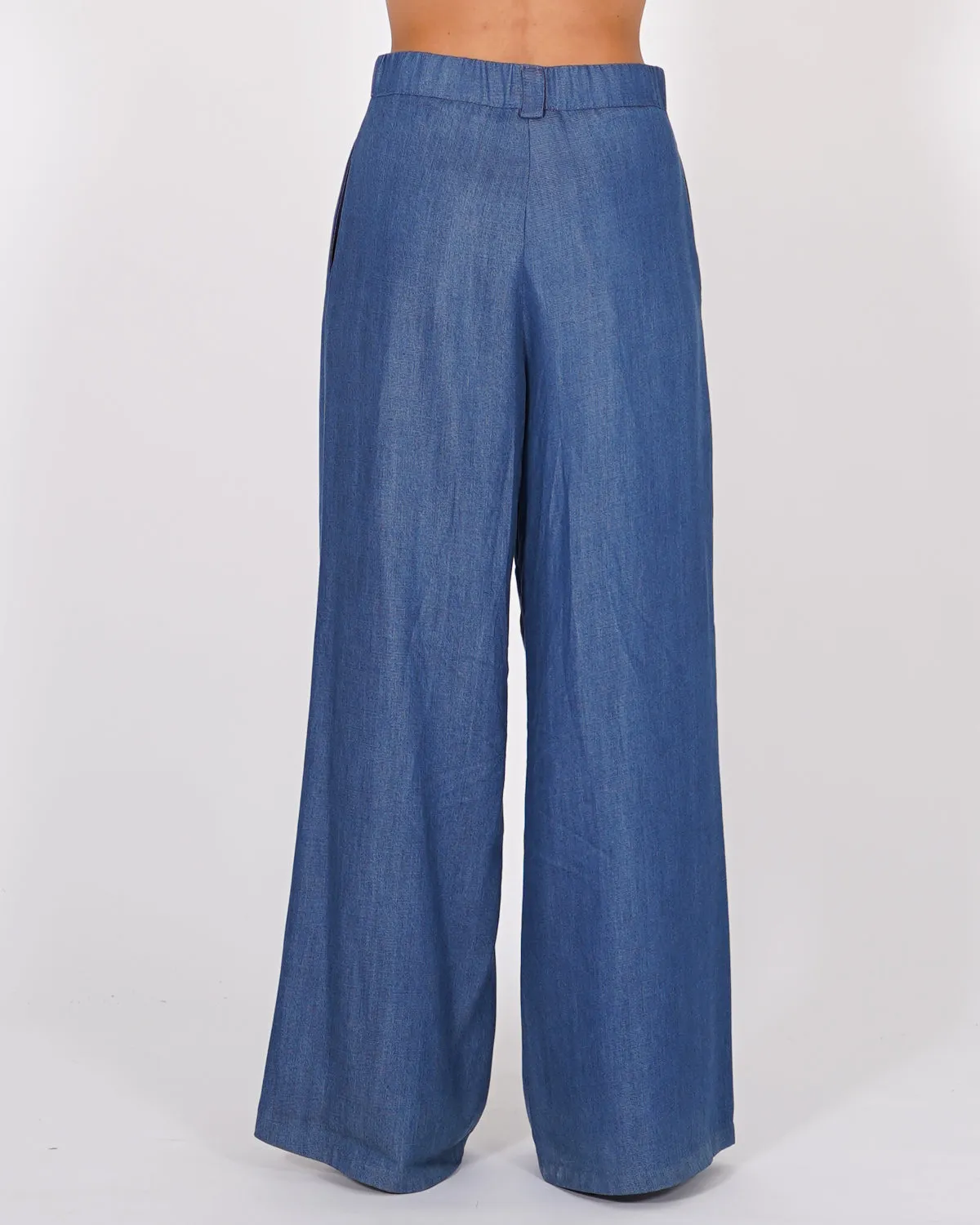 Pantaloni palazzo in tencel denim - Montresta sold by Hope Fashion product image thumbnail 5
