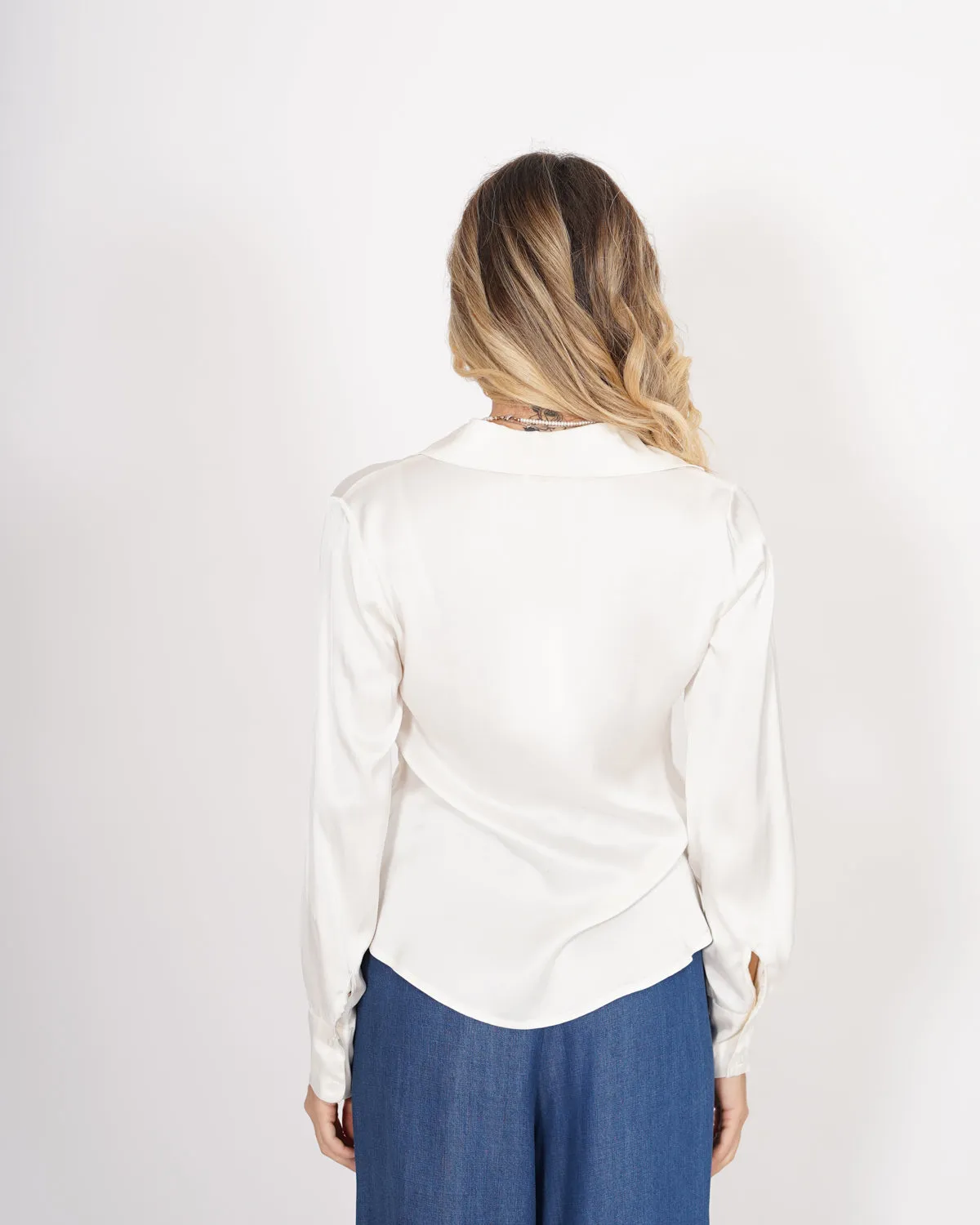 Camicia morbida in raso - Nuoro sold by Hope Fashion product image thumbnail 3