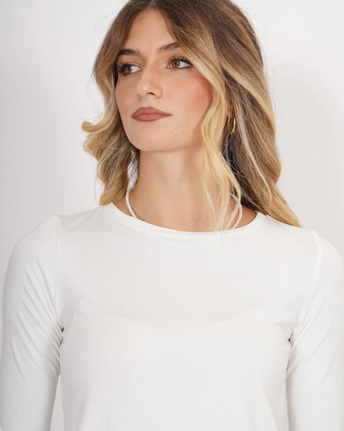 Shirt girocollo regular fit in jersey - Dresda sold by Hope Fashion product image thumbnail 4