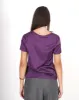 Blusa manica corta scollo a v in raso - Cimarosa sold by Hope Fashion