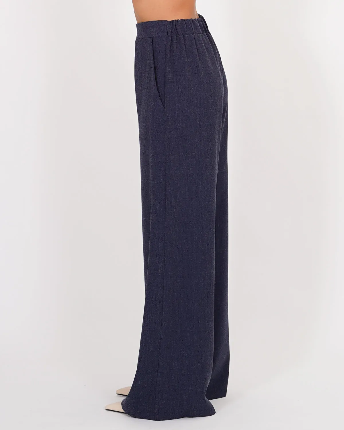 Pantaloni palazzo vita alta con elastico - Trump sold by Hope Fashion product image thumbnail 2