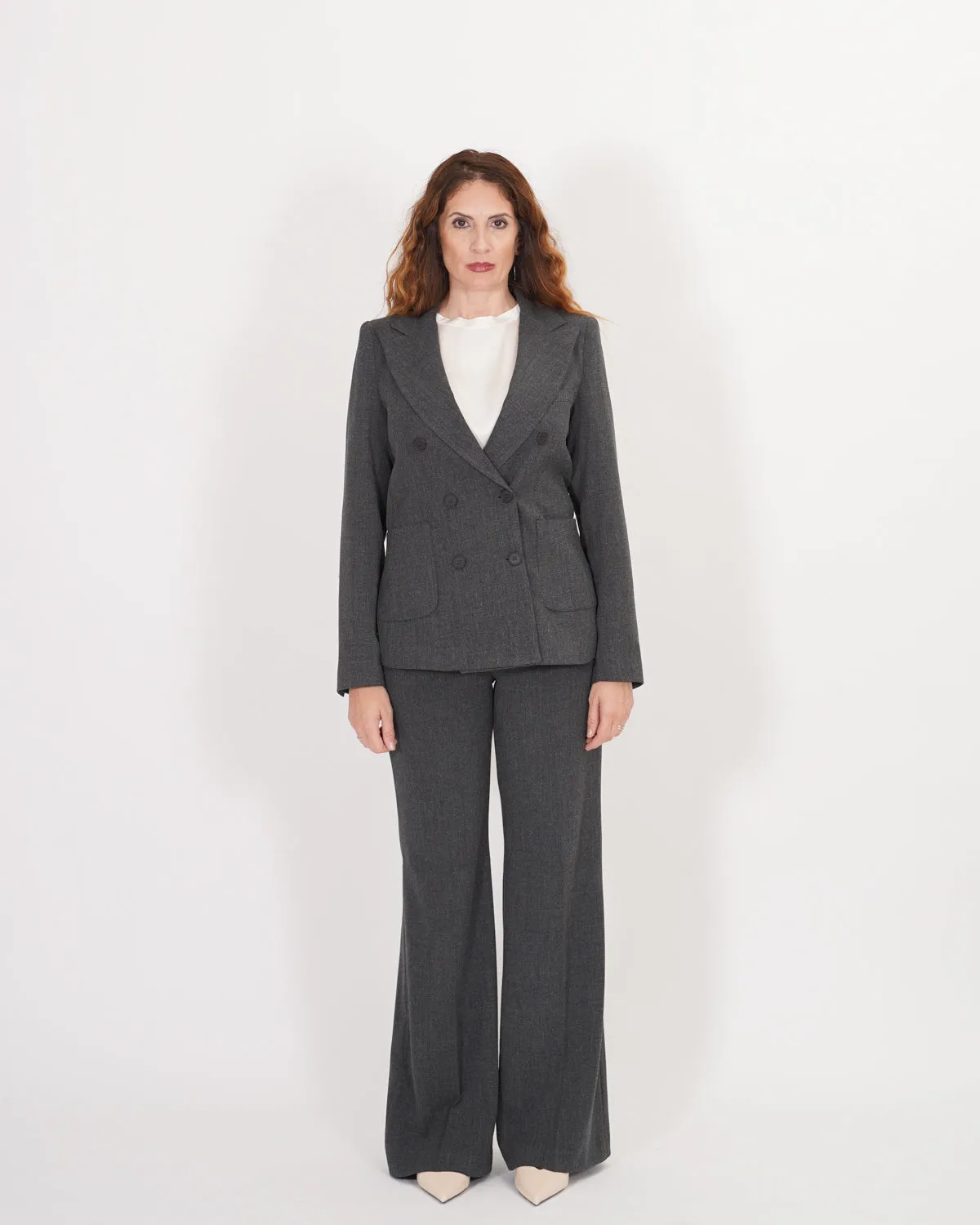 Giacca doppio petto con sei bottoni in mano flanella - Di Caprio sold by Hope Fashion product image thumbnail 4