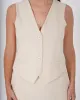 Gilet quattro bottoni con tasche a filo - Lamella sold by Hope Fashion