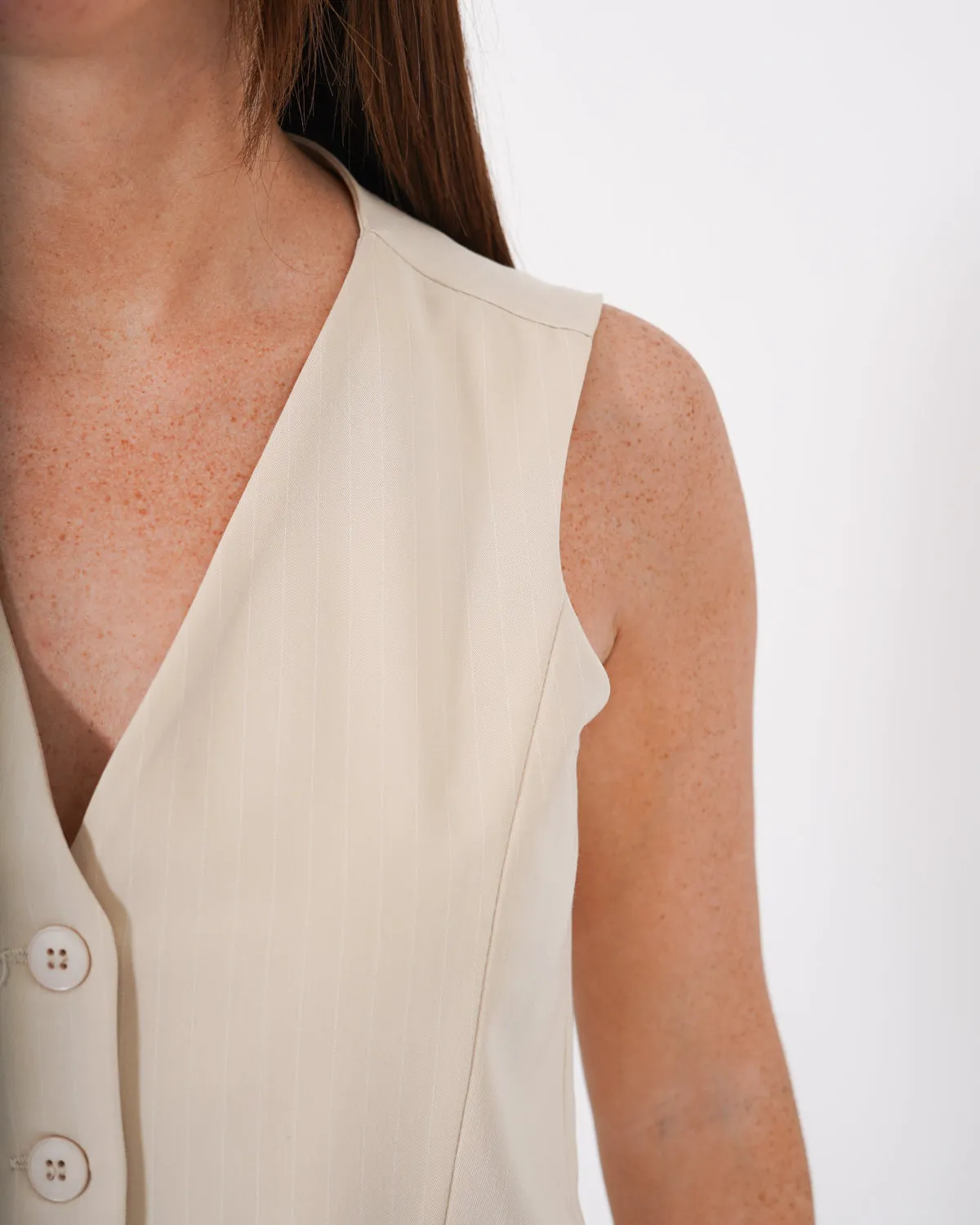 Gilet quattro bottoni con tasche a filo - Lamella sold by Hope Fashion product image thumbnail 4