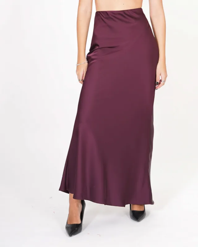 Gonna slim longuette in mano raso - Binotto sold by Hope Fashion