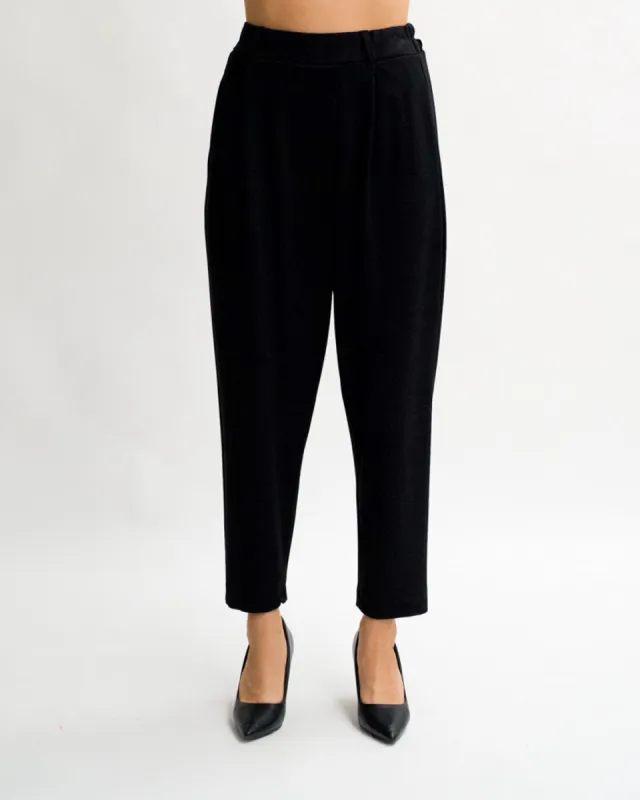 Pantaloni a portafoglio in punto stoffa diagonale - Merida made by Hope Fashion
