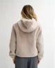 Bomber con cappuccio e zip in eco fur - Laguna sold by Hope Fashion